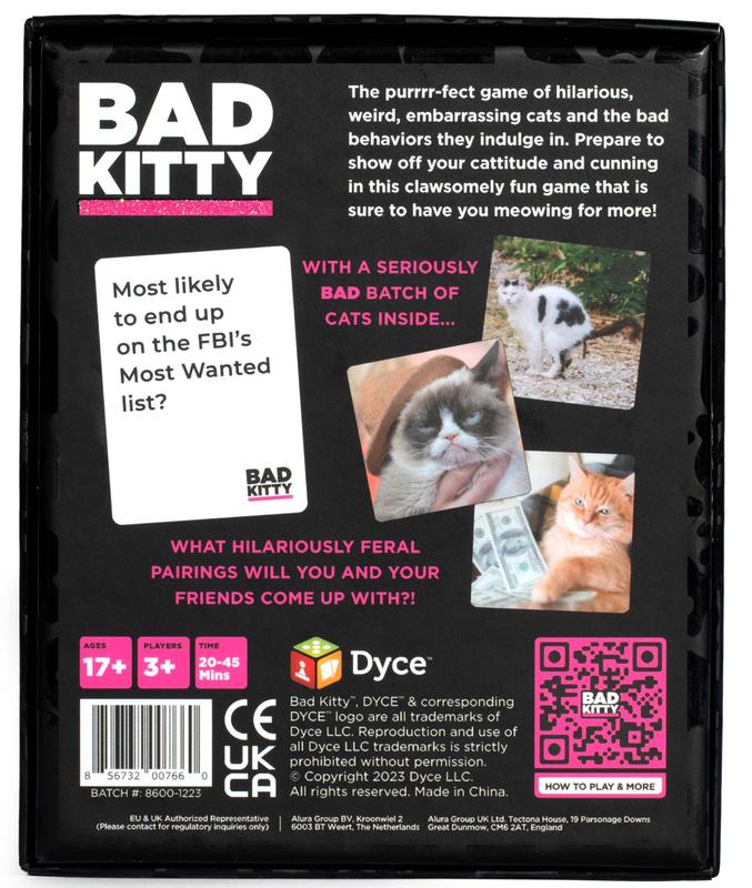 BAD KITTY Party Game + After Dark Expansion Set - The Ultimate Meme Game with Cats - The Cats Against Humans Card Game for Friends, Family, Fun Parties and Board Games Night with Your Group