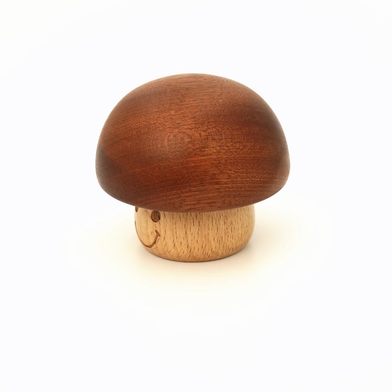 Mushroom Shape Solid Wooden Music Box, Clockwork Music Box, Best Gift for friends Singing Music Gift Box