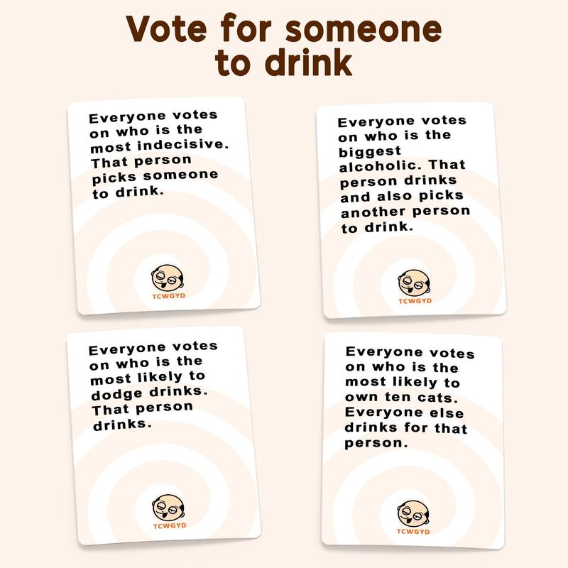 These Cards Will Get You Drunk - Fun Adult Drinking Game for Parties