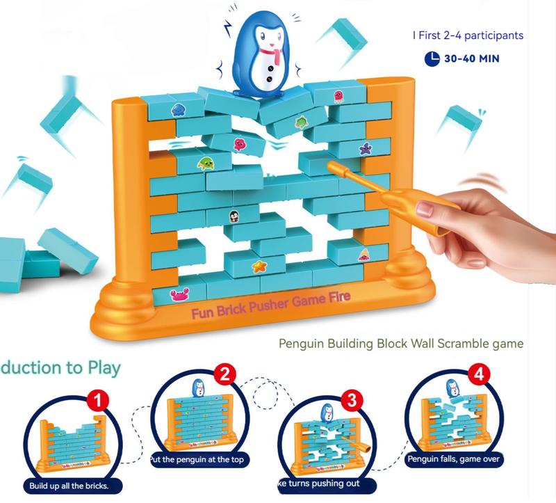 Ice Breaking Penguin Trap Break ice Puzzle Table Knock Block Activate Family Party Penguin On Ice Game