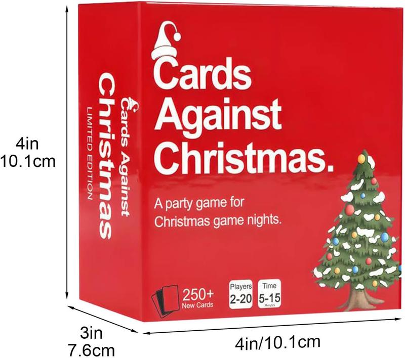 Cards Against Christmas (1 Set),Game for Christmas Nights, A Party Cards Game for Christmas Game Night,Conversation Card Games for Adults Parties,  A Fun Family Christmas Game