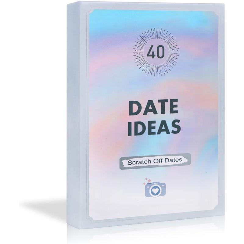 Date Creative Couple Card Games Scratch cards, 40 adventure dating creative card games, perfect for couples, anniversary Valentine's Day gifts, perfect for him her