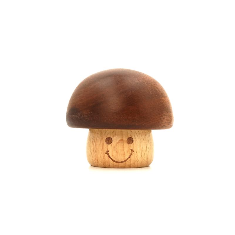 Mushroom Shape Solid Wooden Music Box, Clockwork Music Box, Best Gift for friends Singing Music Gift Box