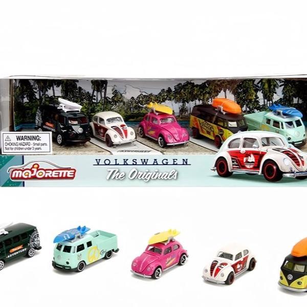 Majorette Volkswagen The Originals 1:64 5-Car Set Gift Pack diecast scale 1 64