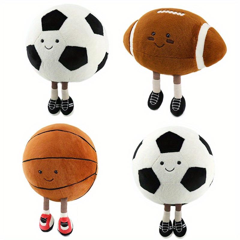 9inch Stuffed Sports Balls Toy Creative Football Doll Fun Cute Plush Doll Toy Plush Stuffed Spherical Soft Toys Sports Throw Pillow CushionKids Gift bubble stuffedanimal