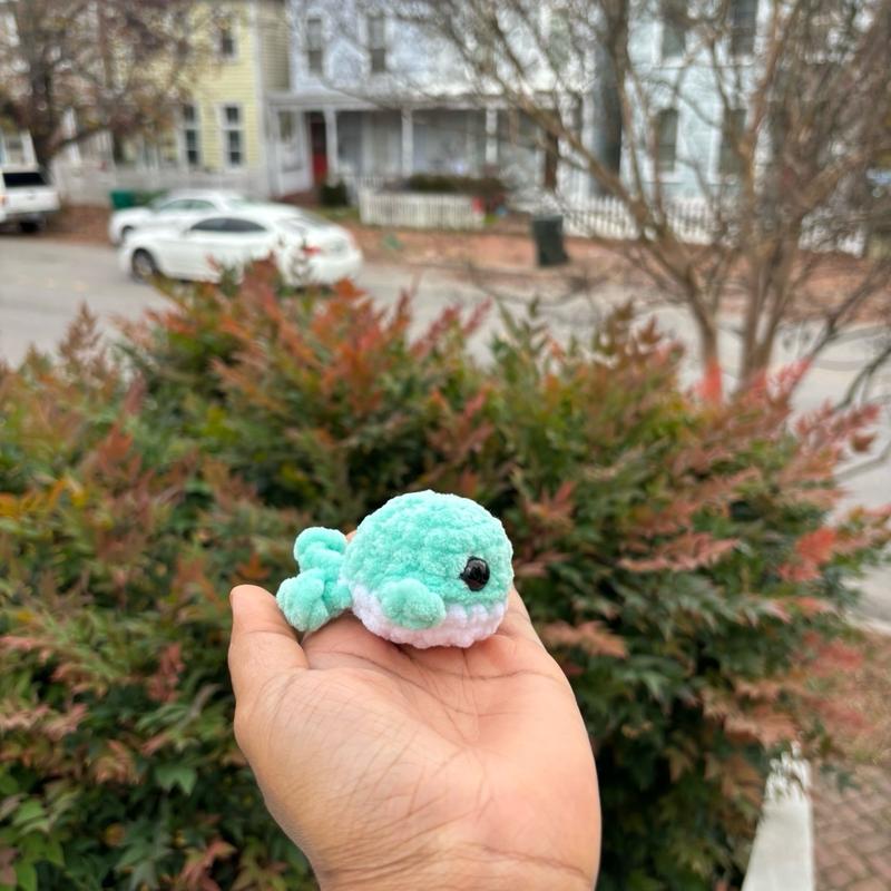 Mini Crochet Whales