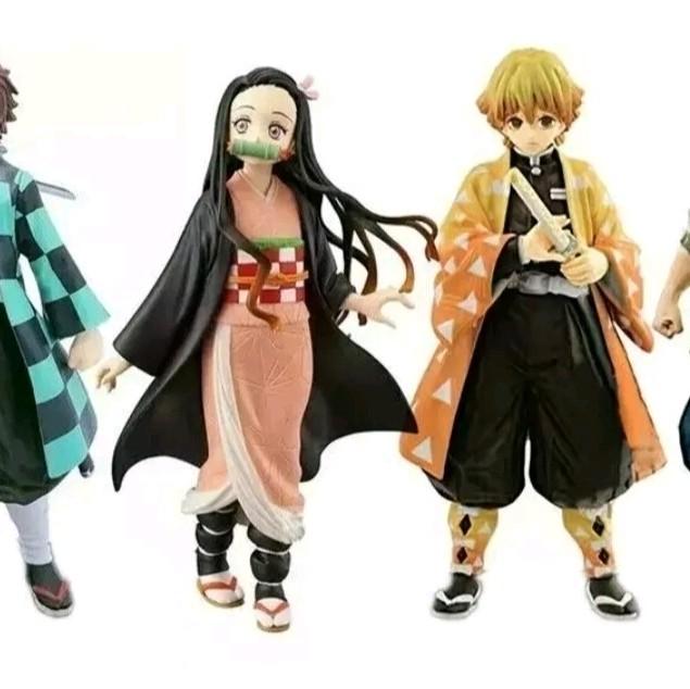 Demon Slayer Set Of 4 Tanjirou Nezuko Zenitsu Inosuke 5.5