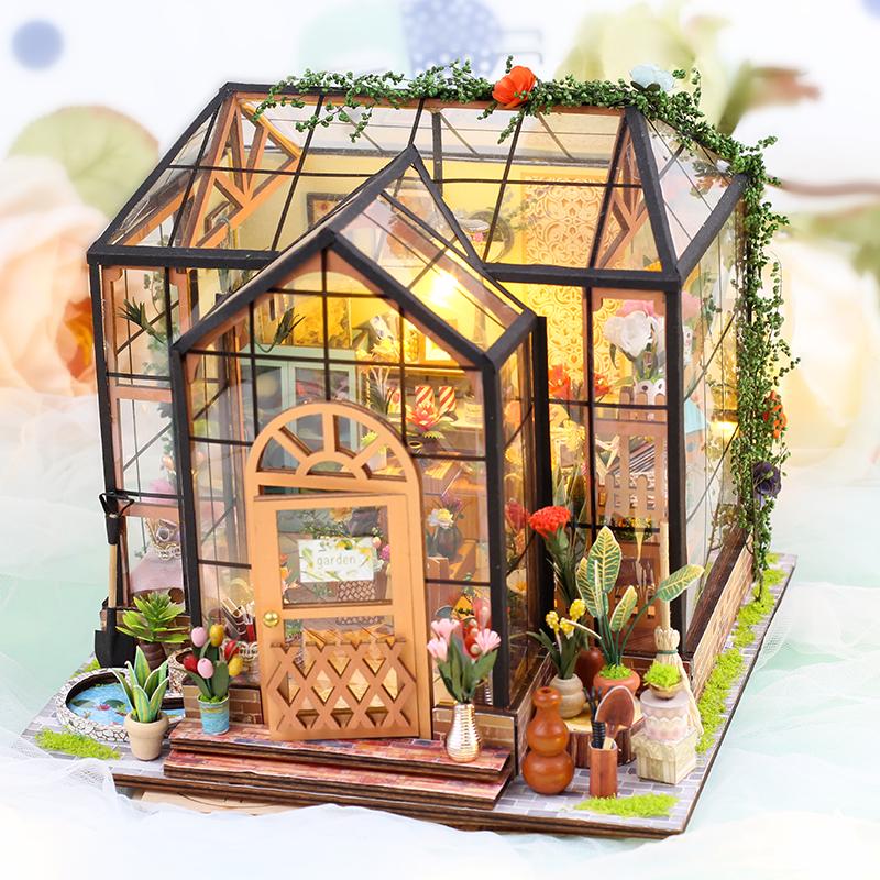 The Missing Piece DIY Miniature Dollhouse Jenny Green House