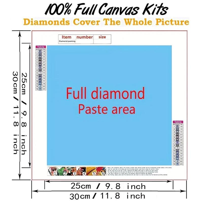 Grandma Pattern DIY Diamond Arts Colorful Painting Kit without Frame, DIY 5D Diamond Arts Colorful Painting Kit, Wall Art Decor for Home Bedroom