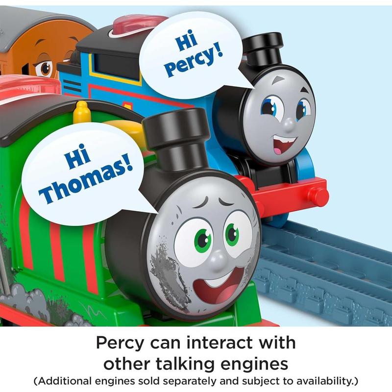 Electric toy train with Thomas engine that can speak, with sound and phrases, suitable for preschool children aged 3 and above