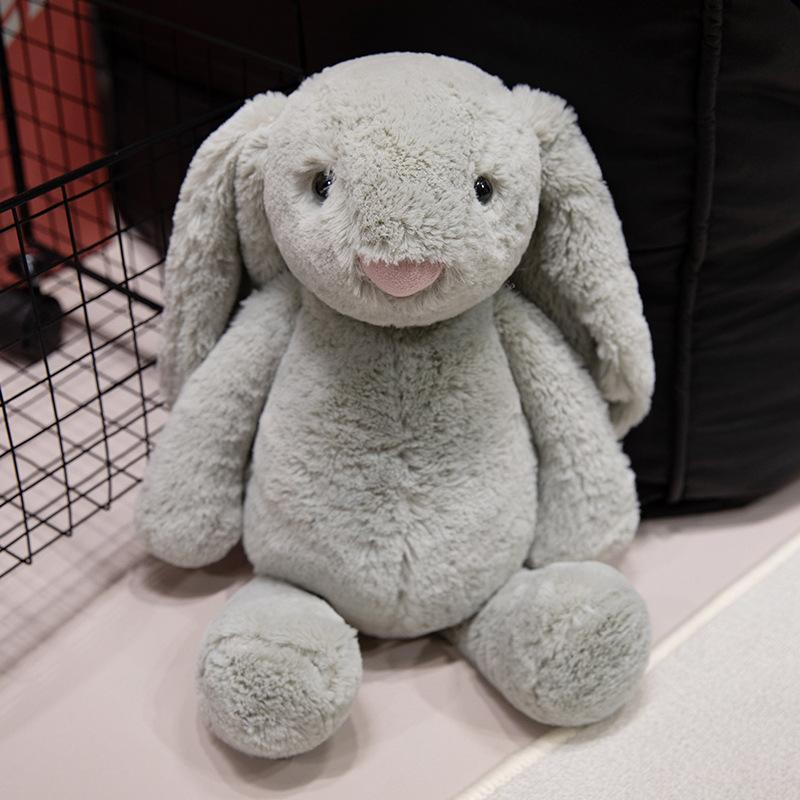 Jellycat Bashful Grey Tulip Bunny Stuffed Animal, Halloween Gifts Christmas Gifts Birthday Gifst Children and Adults Presents