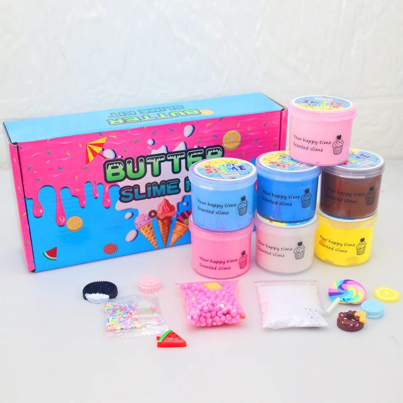 [SUPER SALE!!!!] 14 Packs Butter Slime Kit, Soft & Non-Sticky, Birthday Gifts for Girl and Boys, Christmas Stocking fillers