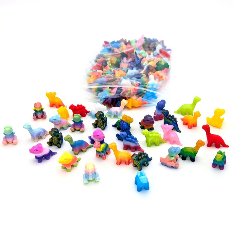 Micro Dino Pack - 100 Mini Dinosaur Figurines: Triceratops, T-Rex, Stegosaurus, Brachiosaurus