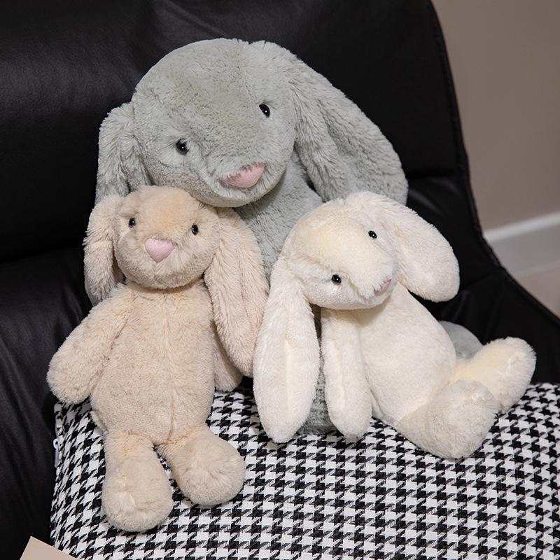 Jellycat Bashful Grey Tulip Bunny Stuffed Animal, Halloween Gifts Christmas Gifts Birthday Gifst Children and Adults Presents