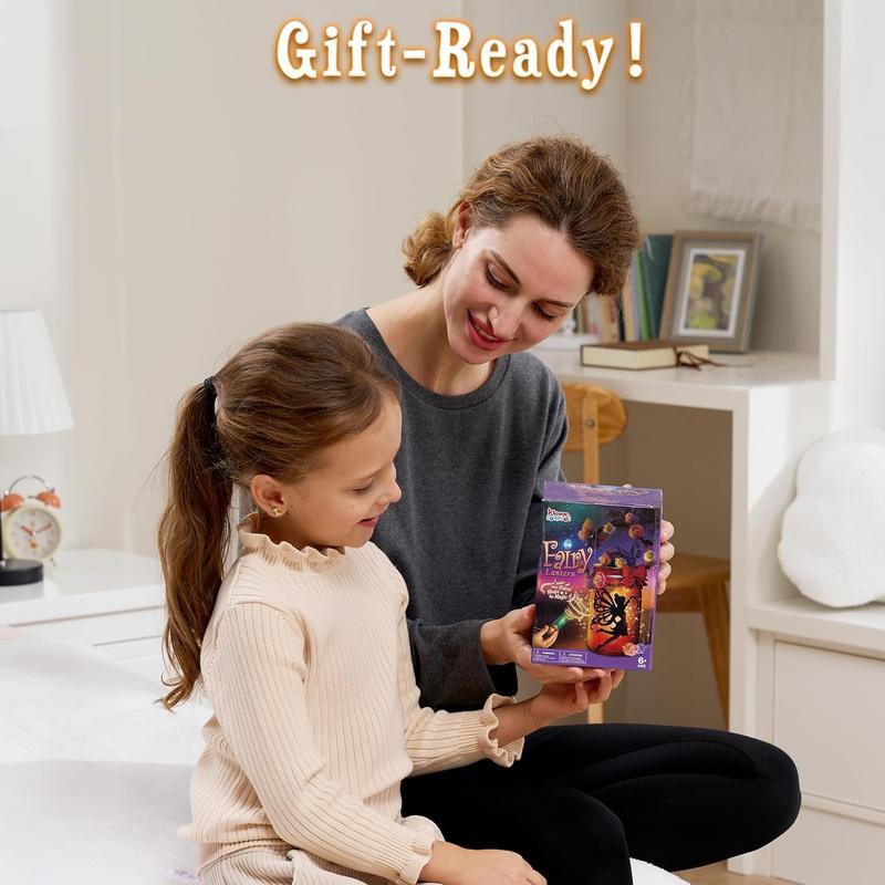 NEW 2024 Best Christmas Gift  Fairy Lantern Craft Kit - Birthday Gifts with Remote Control Fairy Potion Necklace