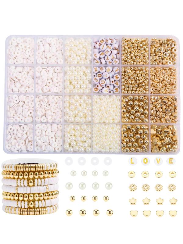 Beads for Bracelet Making, 15 24 Grids Beads for Necklace & Bracelet Making, DIY Jewelry Accessories for Girls & Women