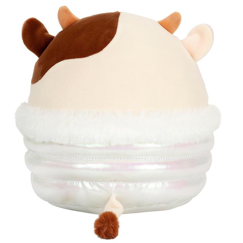 Squishmallows Ronnie the Cow in Puffer Jacket, 8-Inch Select Series, Exclusive Selection, Perfect Holiday Gifts