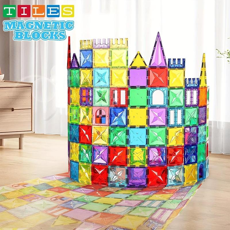 Random Color and Random Style Tiles Building Blocks Toy Set, 25pcs 37pcs set Stem Colorful Building Blocks Kit, Learning DIY Construction Set