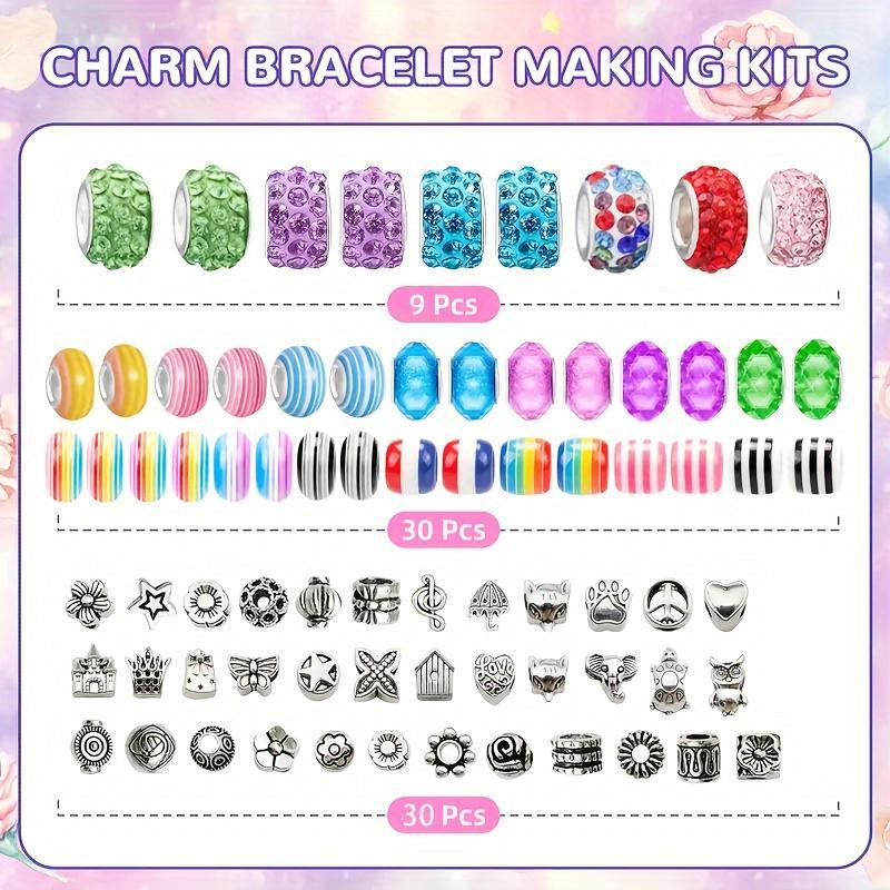 Cute Beaded Bracelet Making Kit, 117pcs set DIY Jewelry Making Kit, Birthday Gift For Girl & Women