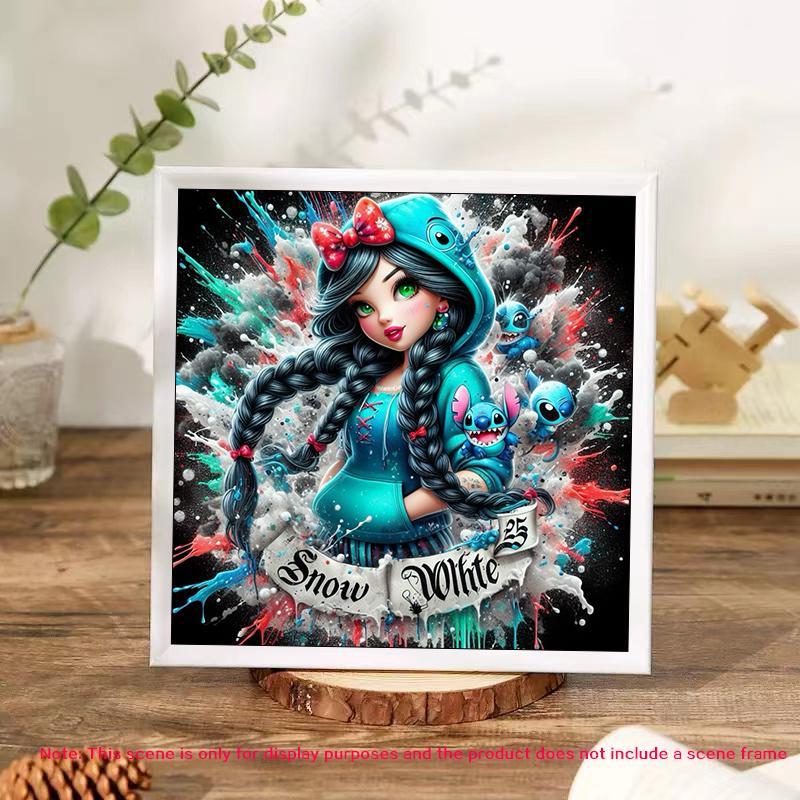 Cartoon Princess Pattern DIY Diamond Arts Colorful Painting Kit without Frame, DIY 5D Diamond Arts Colorful Painting Kit, Wall Art Decor for Home