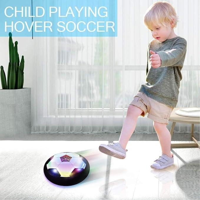 Kids Toys LED Hover Football,Gifts for Boys Girls 3 4 5 6 7 8 12 Year Old Toys,Air Power Soccer Ball Indoor Outdoor Game