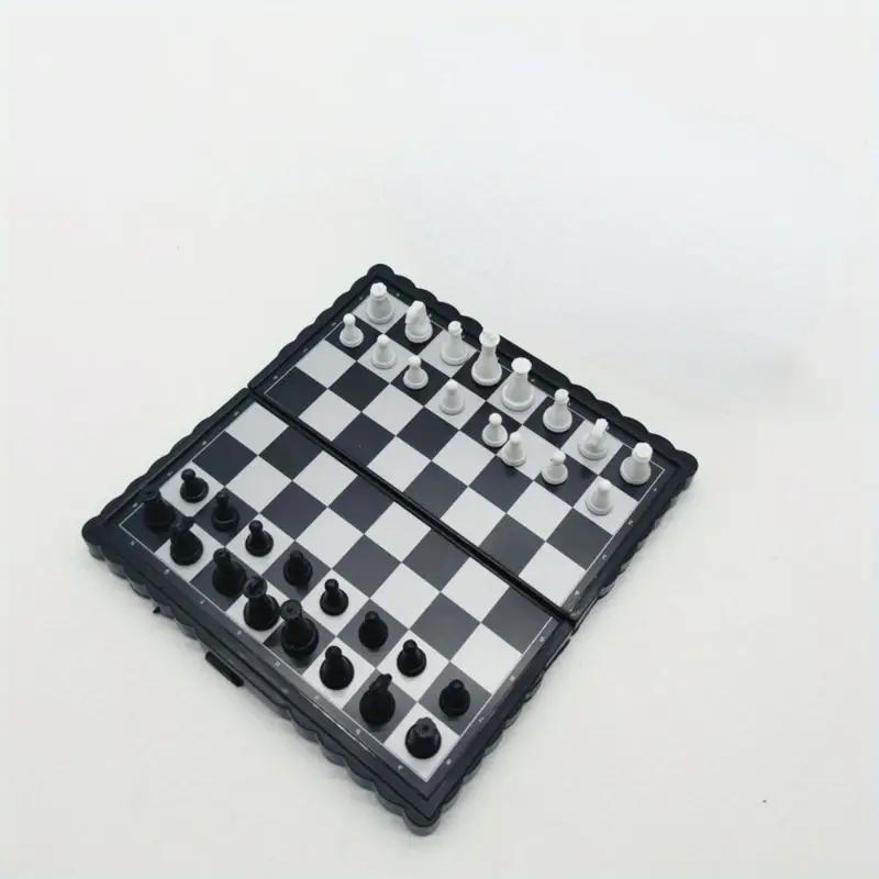 Magnetic Folding Chess Board Game, 1 Set Portable Chess Board Game, Chess Set, Educational Toy for Teenager & Adults