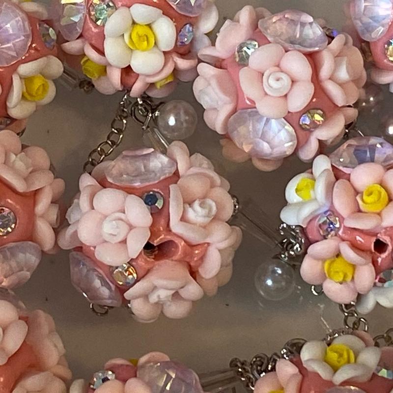 Fancy Clay And Acrylic Flower Beads For DIY Pens