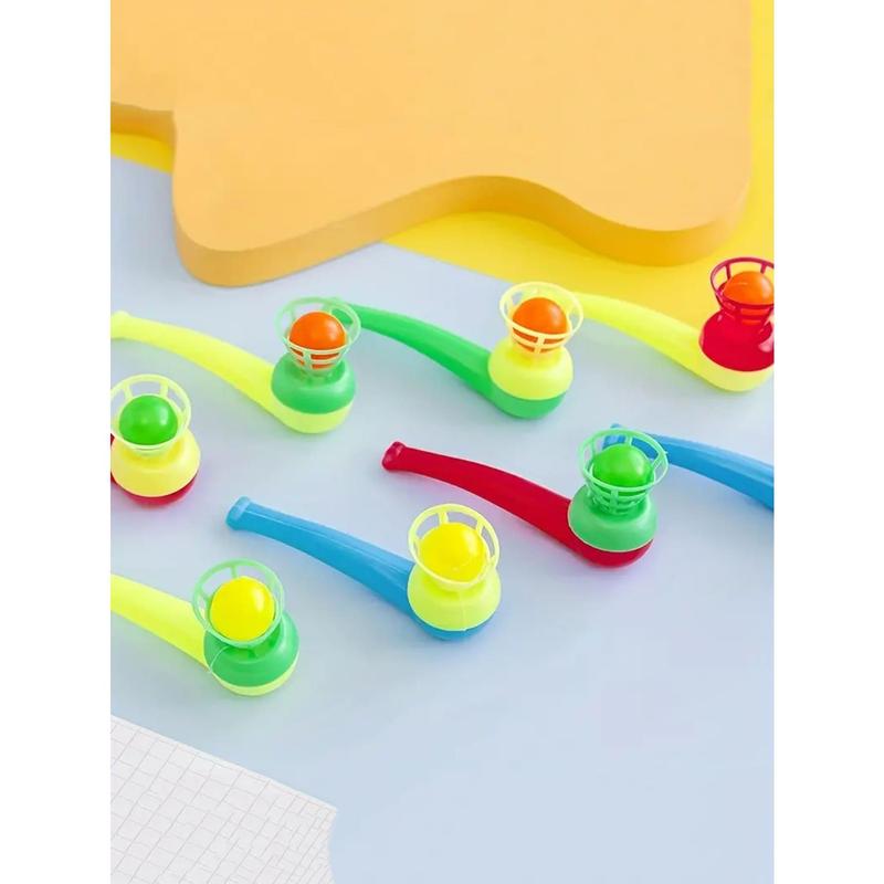 8pcs set Random Plastic Toy, Creative Suspended Blowing Ball for Party Christmas Gift