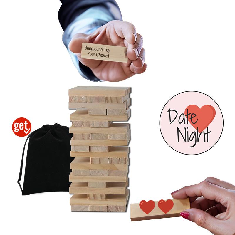 New Jenga game date night idea for Couple Hot selling Board Games