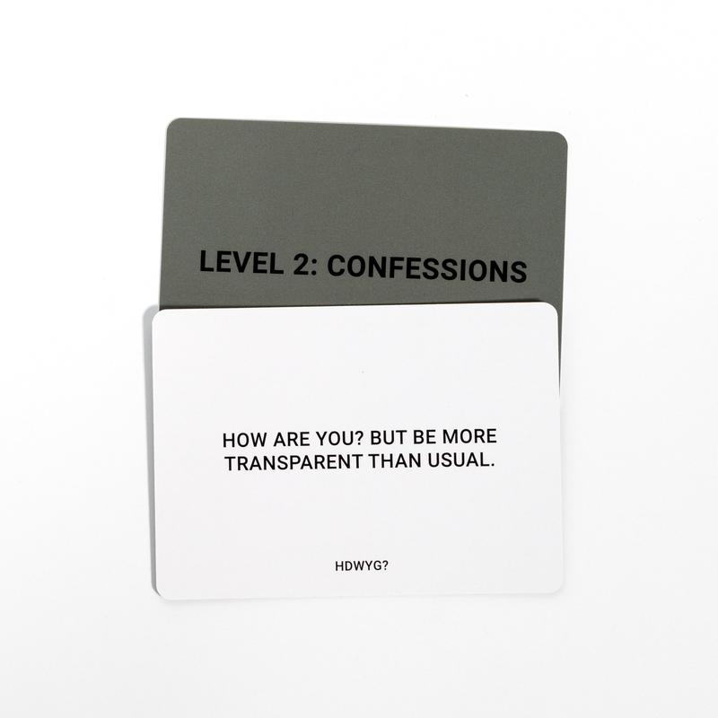 HOW DEEP WILL YOU GO? Original - Deep Question Card Game For Deeper Connections With Anyone