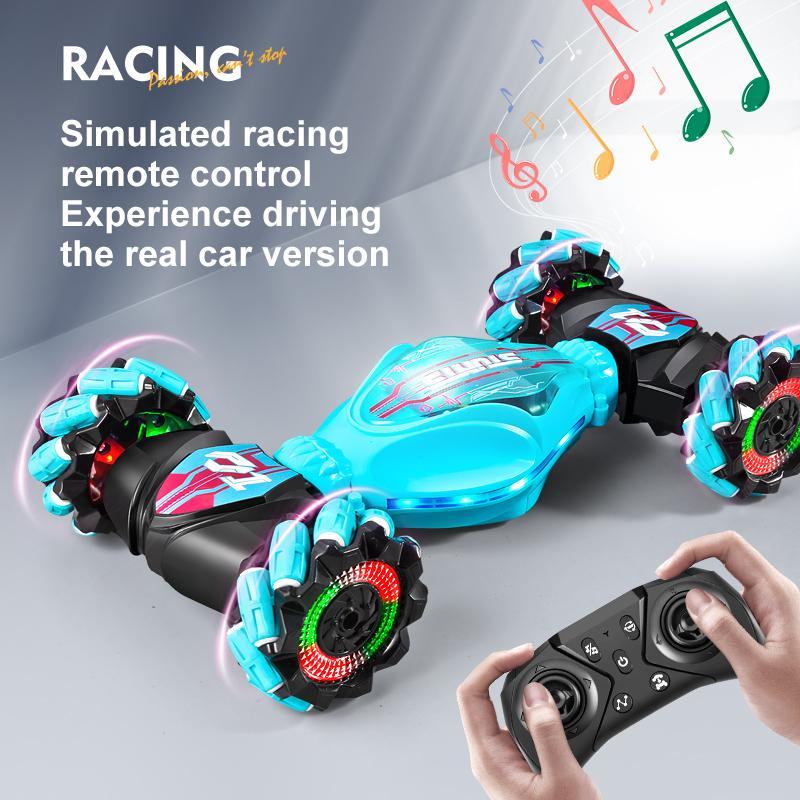 Remote Control Stunt Car, 360° Rotating Remote Control Car with Light & Sound & Gesture Sensor, Birthday Gift for Teenager & Adults