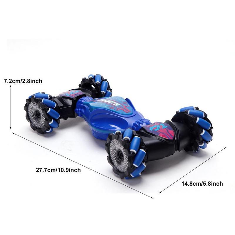 Remote Control Stunt Car, 360° Rotating Remote Control Car with Light & Sound & Gesture Sensor, Birthday Gift for Teenager & Adults