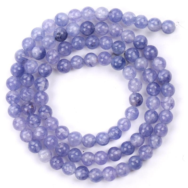 Natural Angelite Stone Loose Beads Without Cord, DIY For Jewelry Making Bracelets Necklace