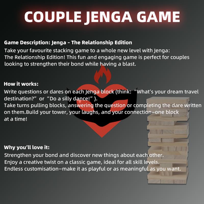 New Jenga game date night idea for Couple Hot selling Board Games