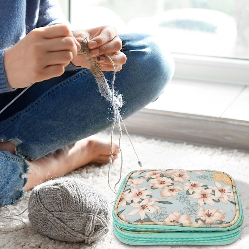 Beginner crochet set, knitting set, crochet beginner's storage bag Deluxe Crochet