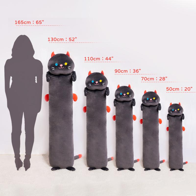 [New Arrival!!] Mewaii Long Cat Plush Body Pillow, Cute Cat Stuffed Animals Soft Plushies, Kitten Plush Throw Pillow Doll Toy Gift for Girlfriend