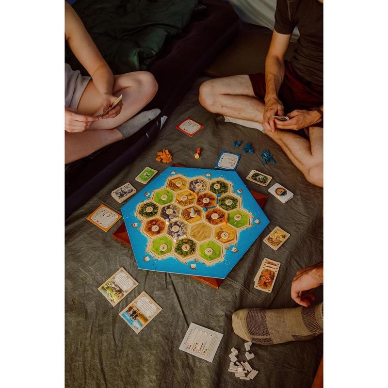 CATAN Board Game - Embark On A Journey Of Discovery And Trade! Civilization Building Strategy Game, Family Game For Kids & Adults, Ages 10+, 3-4 Players, 60-90 Minute Playtime, Made By CATAN Studio