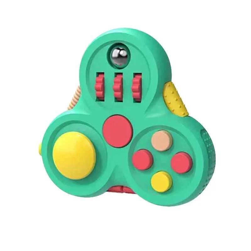 Fidget Spinner Toy, 1 Count Creative Stress Relief Toy, Colorful Paint Palette Design Finger Toy, Novelty Toys for Teens & Adults, Christmas, Christmas Gift