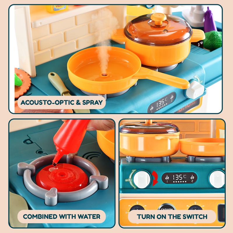 Kitchen Playset Pretend Play Toys for boys and girls