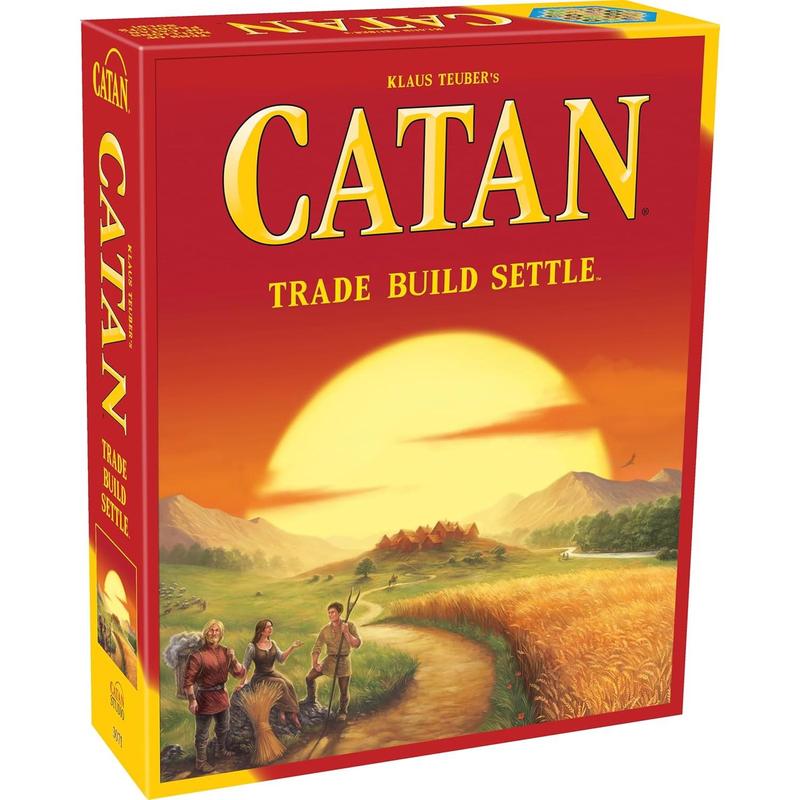 CATAN Board Game - Embark On A Journey Of Discovery And Trade! Civilization Building Strategy Game, Family Game For Kids & Adults, Ages 10+, 3-4 Players, 60-90 Minute Playtime, Made By CATAN Studio