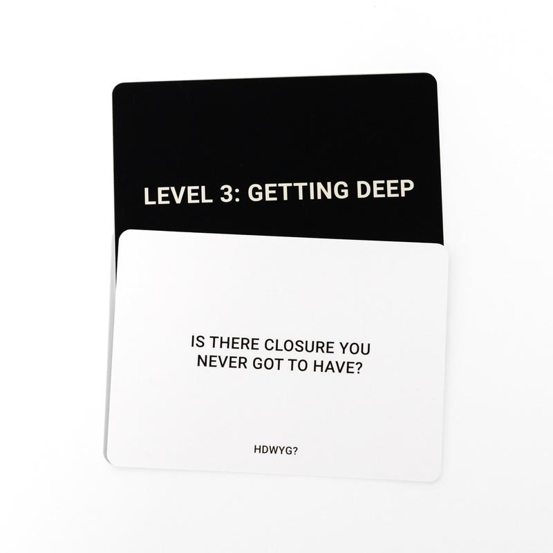 HOW DEEP WILL YOU GO? Original - Deep Question Card Game For Deeper Connections With Anyone