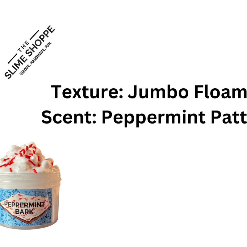 Crunchy Slime | Peppermint Bark Floam | Holiday. Christmas Party