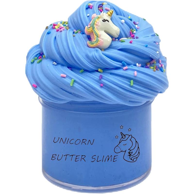 Butter Peach Slime, Scented and Stretchy Clay Sludge Toy, Party Favors, Prize,  Birthday Gifts for Kids Girls Boys (200ml)