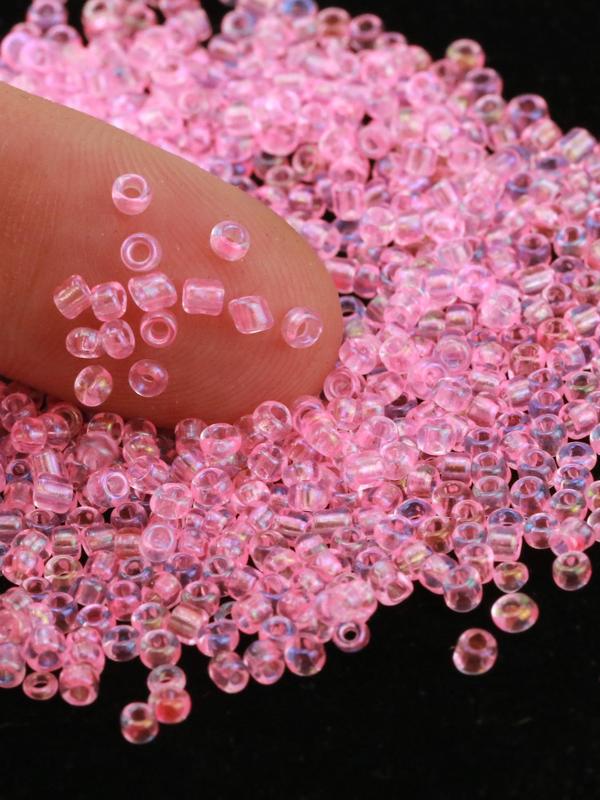 20 Color Transparent AB Color Glass Bead, Loose Seed Bead, Diy Jewelry Making Supplies for Bracelet Necklace Earrings