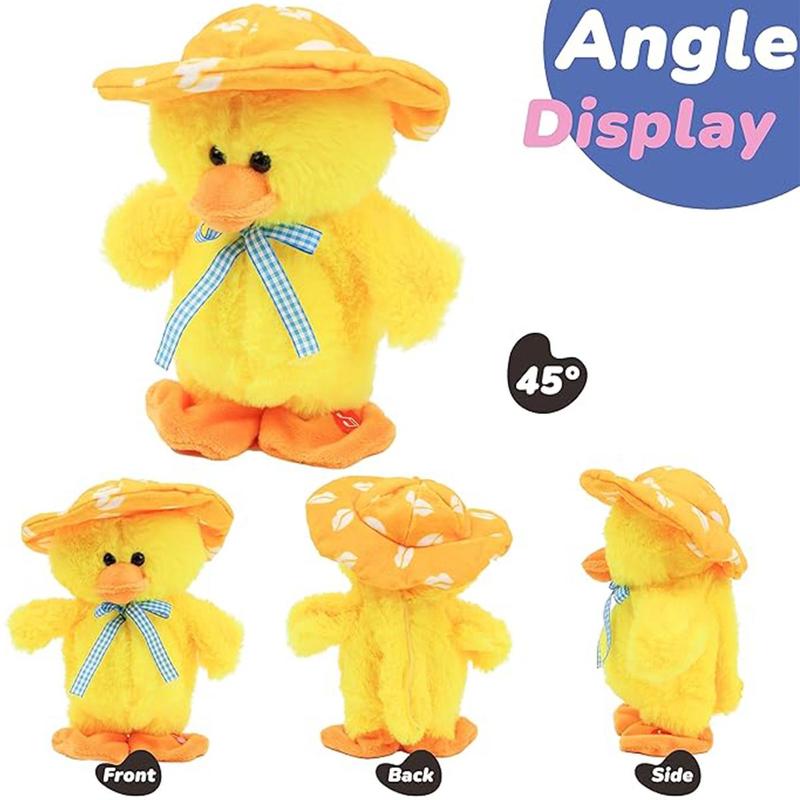 Yellow Duck Toy, Repeats What You Say, Sings 30 English Songs, Electric Speech Development Music, Interesting birthday gift