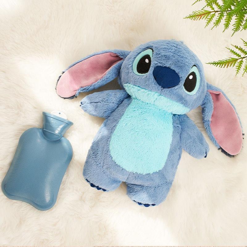 Cuddly plush fill with warm water for period。Anime Stitc Plush with a Bottle for hot Water Filling