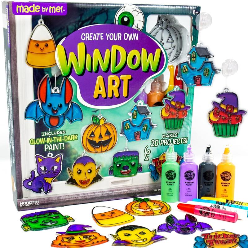 Create Your Own Halloween Window Art