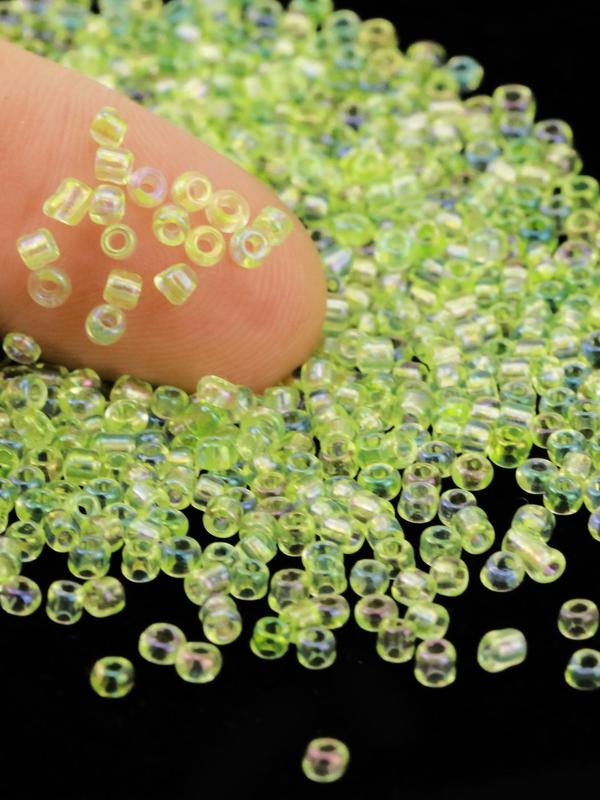 20 Color Transparent AB Color Glass Bead, Loose Seed Bead, Diy Jewelry Making Supplies for Bracelet Necklace Earrings