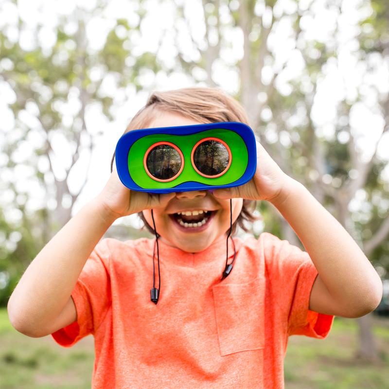 Educational Insights GeoSafari Jr. Kidnoculars, Binoculars for Toddlers & Kids, Gift for Toddlers Ages 3+