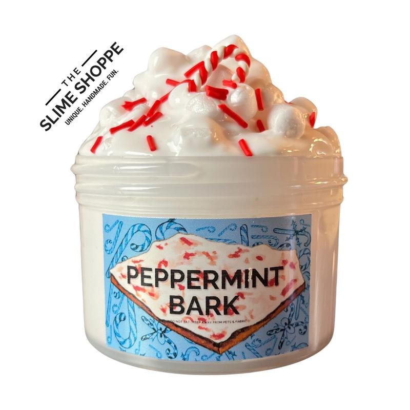 Crunchy Slime | Peppermint Bark Floam | Holiday. Christmas Party